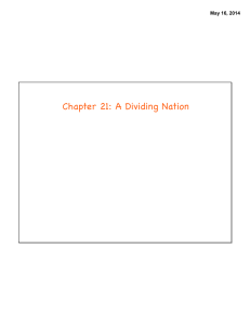Chapter 21: A Dividing Nation