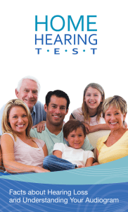 Home Hearing Test - Booklet