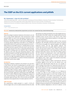The SSEP on the ICU: current applications and pitfalls