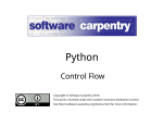 Python - Software Carpentry