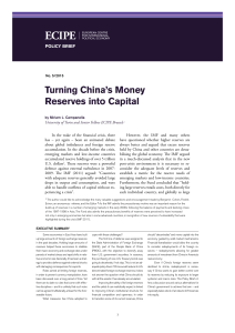 Turning China`s Money Reserves into Capital