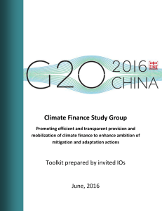 Climate Finance Study Group