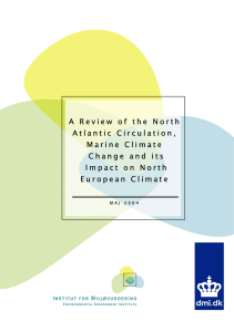 A Review of the North Atlantic Circulation, Marine Climate Change