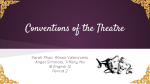 Conventions of the Theatre