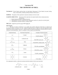 the chemistry of smell