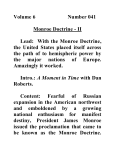 Volume 6 Number 041 Monroe Doctrine - II