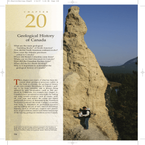 Geological History of Canada - McGraw Hill Higher Education