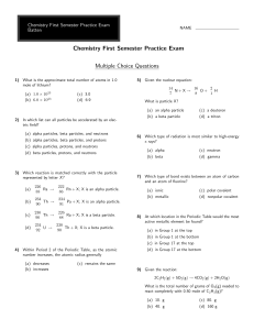 Practice Fall Final Exam Questions