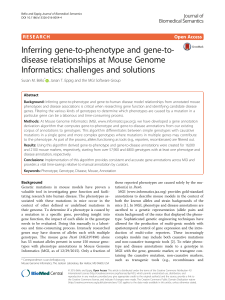 Inferring gene-to-phenotype and gene-to