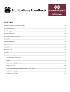 Horticulture Handbook - Mississippi State University Extension Service