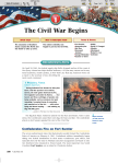 The Civil War Begins - Caggia Social Studies