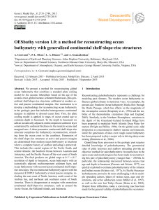 OESbathy version 1.0: a method for reconstructing ocean