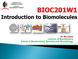 BIOC201W1_Carbohydrate Chemistry_2014