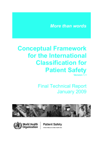 More than Words: Conceptual Framework for the International