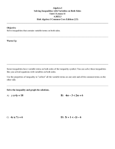 2.11 Solving Inequalities with Variables on Both Sides