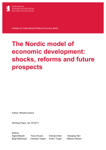 The Nordic model of economic development: shocks