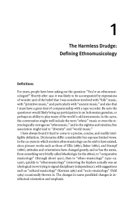 The Harmless Drudge Defining Ethnomusicology Bruno Nettl
