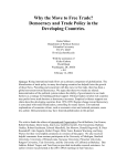 Why the Move to Free Trade? Democracy and Trade Policy in the