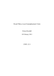 Fiscal Policy in an Unemployment Crisis