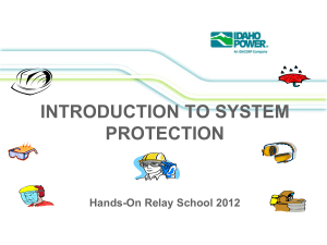 INTRODUCTION TO SYSTEM PROTECTION