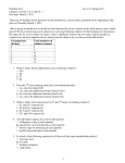1 Problem Set 3 Eco 112, Spring 2011 Chapters covered: Ch. 6 and