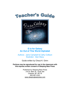 G is for Galaxy - TeachingBooks.net