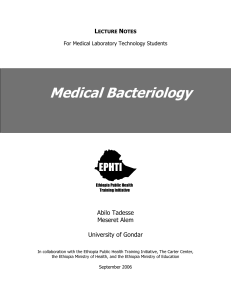 Medical Bacteriology