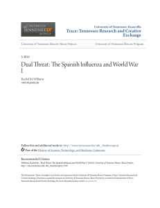 Dual Threat: The Spanish Influenza and World War I