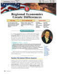 Chapter 7 Section 1 - Regional Economies Create Differences