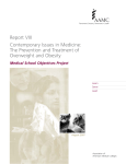 Contemporary Issues in Medicine: The Prevention and