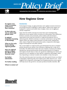How Regions Grow