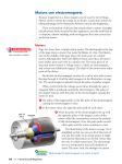 Motors use electromagnets.