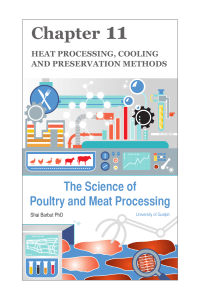 Meat Processing, Cooling and Preservation Methods