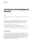 converse of the Pythagorean Theorem