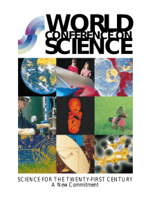 World Conference on Science for the Twenty-first Century