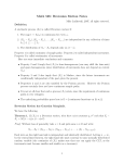 Math 526: Brownian Motion Notes