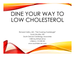 DINE YOUR WAY TO LOW CHOLESTEROL
