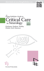 Critical Care in Neurology