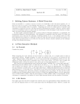 Iterative methods to solve linear systems, steepest descent