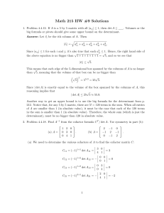 Math 215 HW #9 Solutions