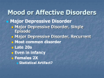 Mood or Affective Disorders