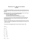 Mid Term Solutions - Department of Chemistry ::: CALTECH