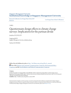 Questionnaire design effects in climate change surveys