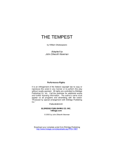 the tempest - epc
