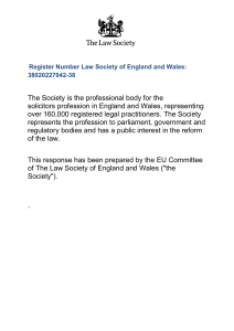 Law Society consultation response on contract rules for online