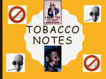 Tobacco Notes