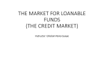 Chapter 8 - The Market for Loanable Funds