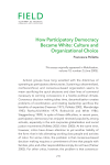 How Participatory Democracy Became White: Culture and