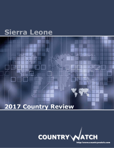 Sierra Leone - Country Watch