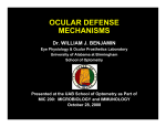 ocular defense ocular defense mechanisms